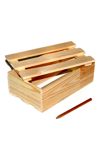 Подарочные Коробка деревянная 302 прямоуг. с крышкой от производителя