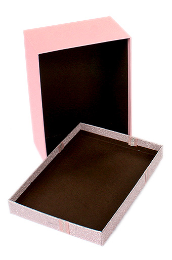 Коробка карт. 400.2/121-02 элеганс наб. из 3 прямоуг.- розовая