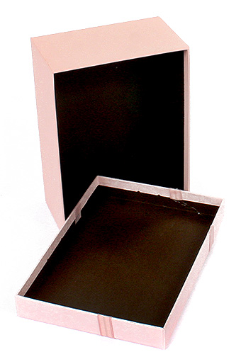 Коробка карт. 400.2/135-02 элеганс наб. из 3 прямоуг.- розовая