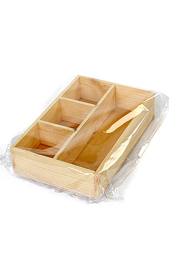 Подарочные Коробка деревянная 127/00 прямоуг. органайзер мал. от производителя