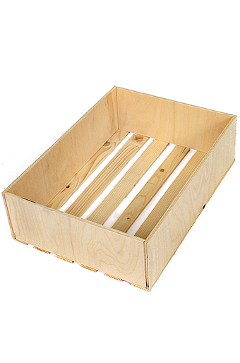 Коробка деревянная 122.1 прямоуг. с фанерой