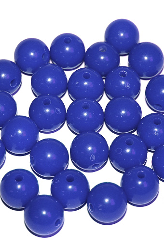 Бусины 114/55 шарики синие