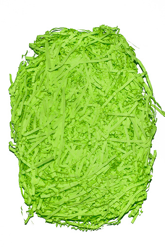 Наполнитель 102/45 бумажный рифленый- сочная зелень