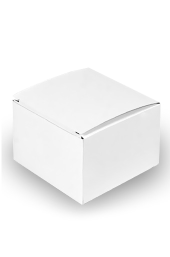 Коробка белая 001/00 квадрат / ПОД ЗАКАЗ
