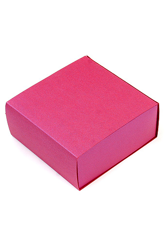 Коробка прайм 124/03-23 спич. коробок квадрат- хамелеон малиновый