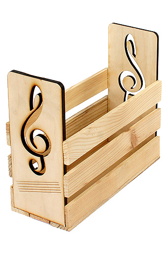 Подарочные Коробка деревянная 605/115-93 прямоуг. c резными ручками- льется музыка / ПОД ЗАКАЗ от производителя
