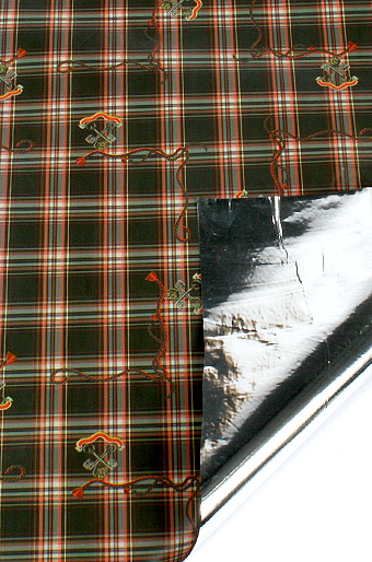 Пленка метал. 42/665-45 английская шотландка с гербом