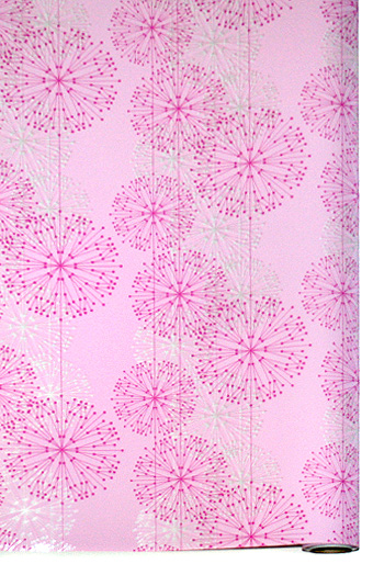 Бумага капелла 41/265-61 одуванчики розовые